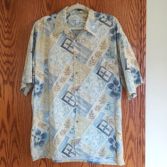 Pierre Cardin Hawaiian men’s short-sleeve XL shirt Excellent condition - Picture 1 of 5